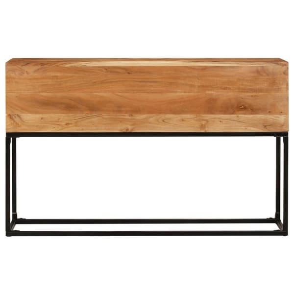 vidaXL konsolbord 120x30x75 cm massivt akacietræ