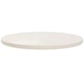 Miniatyrbilde 3 av 7: vidaXL Bordplate hvit Ø60x2,5 cm heltre furu