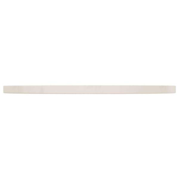vidaXL bordplade hvid Ø60x2,5 cm massivt fyrretræ