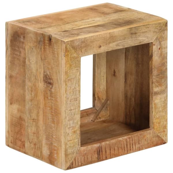vidaXL Jakkara 40x30x40 cm täysi mangopuu
