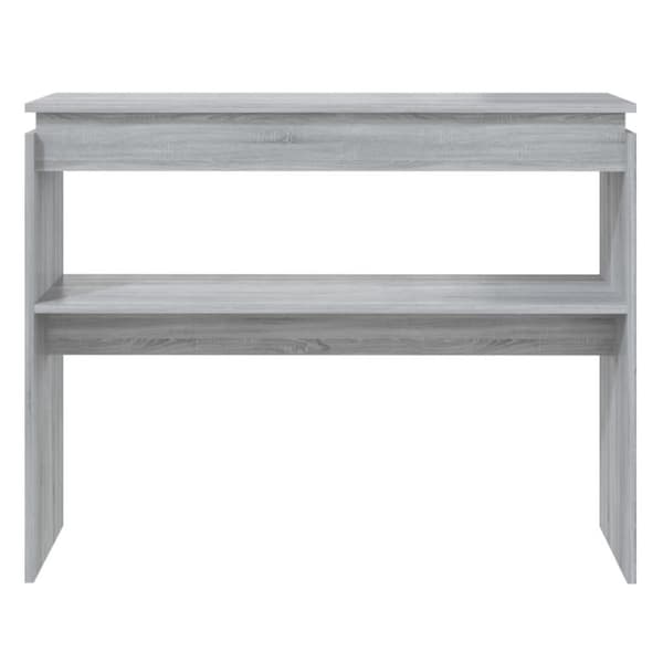 vidaXL sofabord 102x30x80 cm konstrueret træ grå sonoma-eg