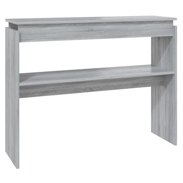 vidaXL sofabord 102x30x80 cm konstrueret træ grå sonoma-eg