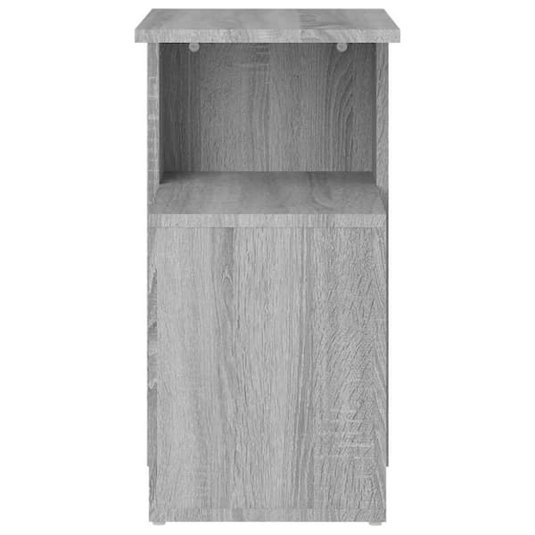 vidaXL sidebord 36x30x56 cm konstrueret træ grå sonoma-eg
