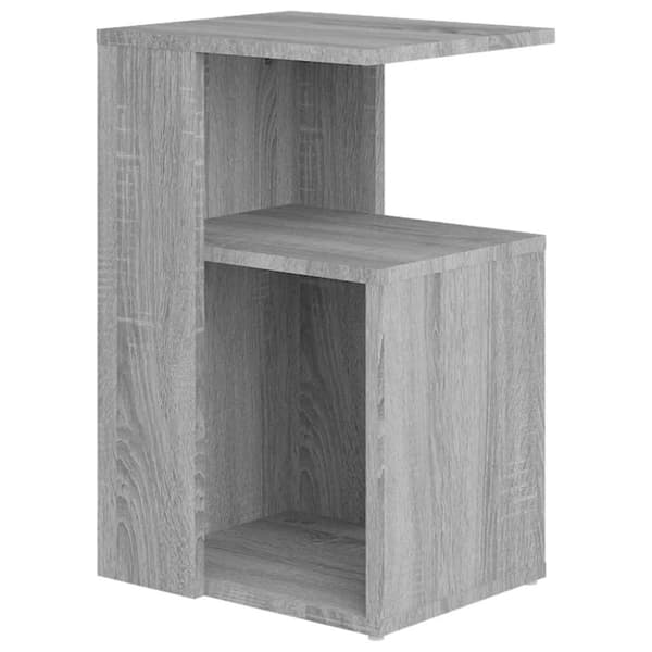 vidaXL sidebord 36x30x56 cm konstrueret træ grå sonoma-eg