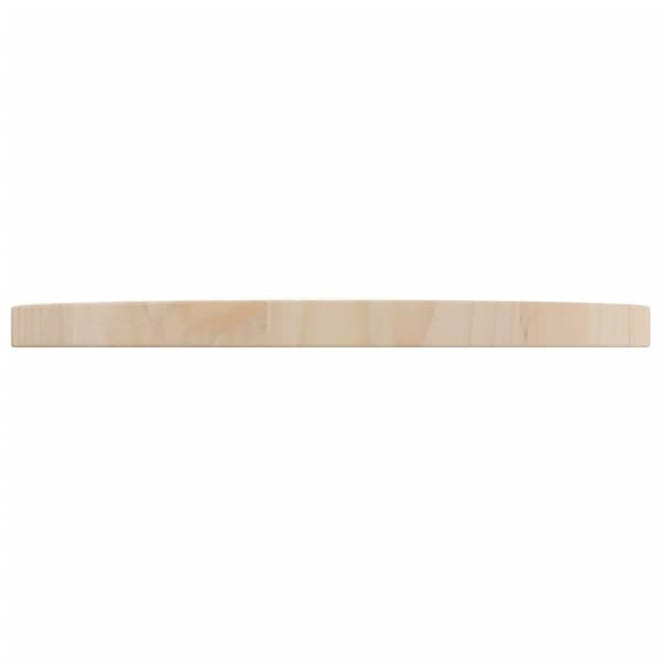 vidaXL bordplade Ø40x2,5 cm massivt fyrretræ