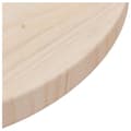 Miniatyrbilde 5 av 7: vidaXL Bordplate Ø40x2,5 cm heltre furu