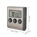 Miniatyrbillede 6 af 6: Digitalt ovntermometer/stegetermometer med timer og lydsignal