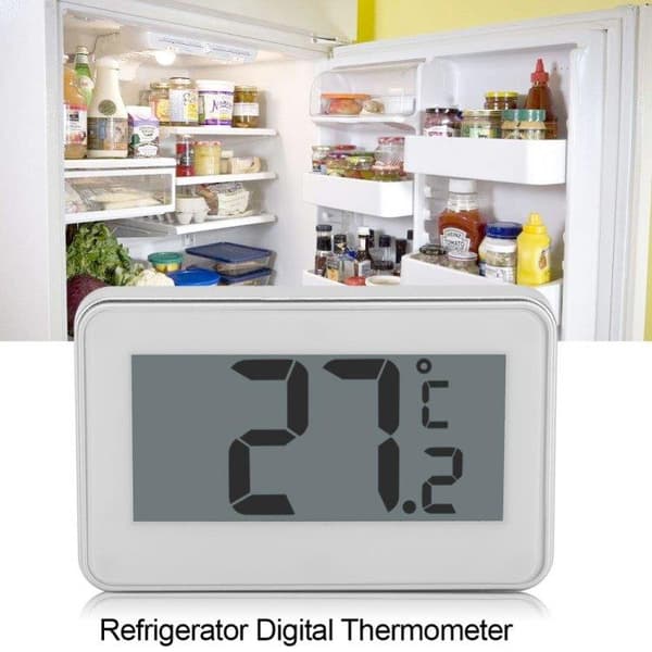 Kjøleskapstermometer med stort LCD-display