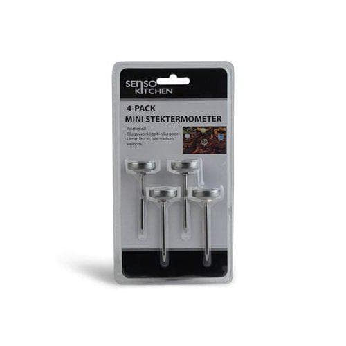 No1 BBQ 4-Pack Mini Grilltermometer Stektermometer
