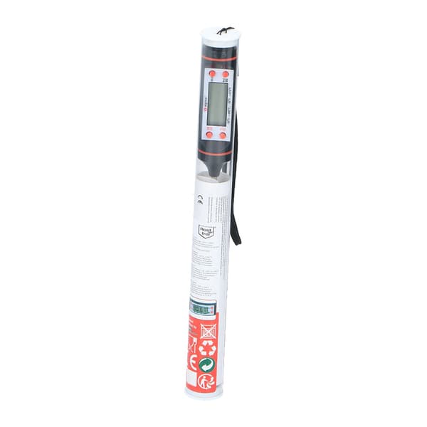 Digital kökstermometer med LCD-display och mätområde från -50 till +300 °C