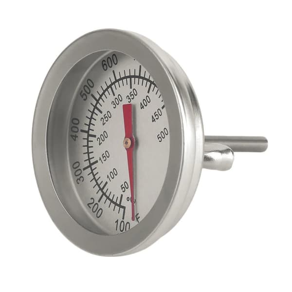 2st 50-500°C ugnstermometer i rostfritt stål, matlagningstermometer med dubbla mätare