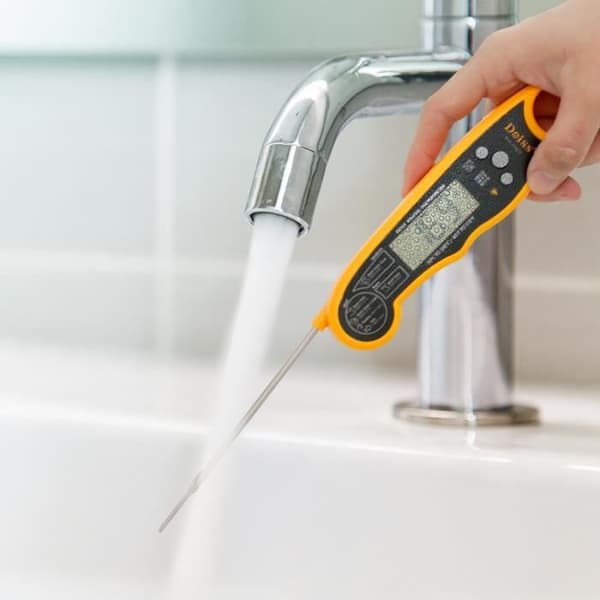 Deiss PRO Digital kökstermometer - Vikbar temperatursond - Med LED-bakgrundsbelysning