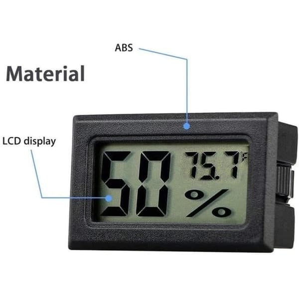 SYue Mini Digital termometer Hygrometer Rumstemperatur inomhus Hygrometer Fuktighetsmätare LCD-temperatursensor[39805]