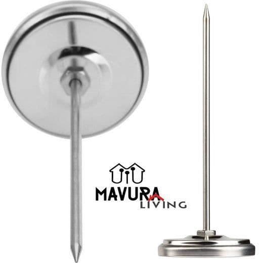 MAVURA stektermometer »MAVURALiving XL analog kött- och stektermometer Ugnstermometer Termometer för kött