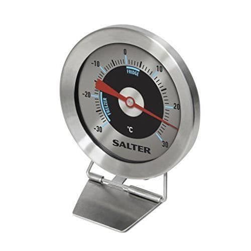 Salter Pèse Personne 517sscr Termometer för kylskåp och frys i rostfritt stål, silver - 517 SSCR