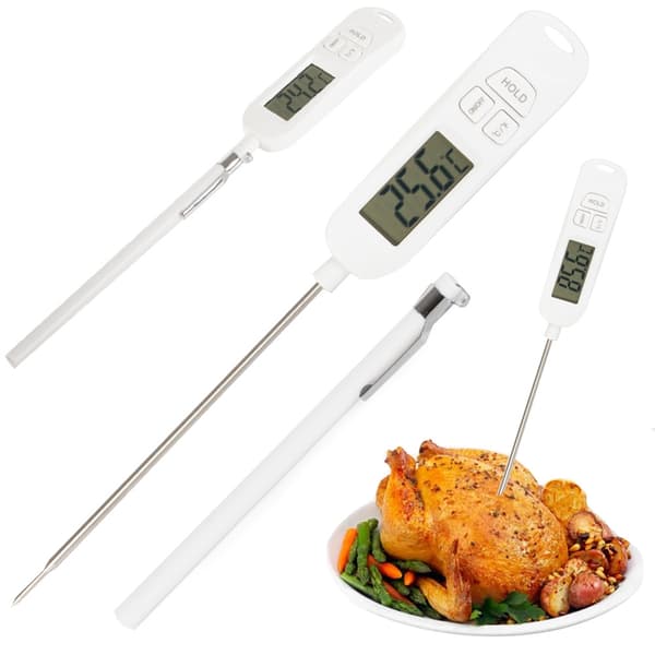 Lcd digital kökstermometer vinköttsond