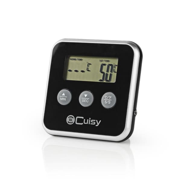 Nedis KATH105BK Kötttermometer 0 - 250 °c Digital Display Timer