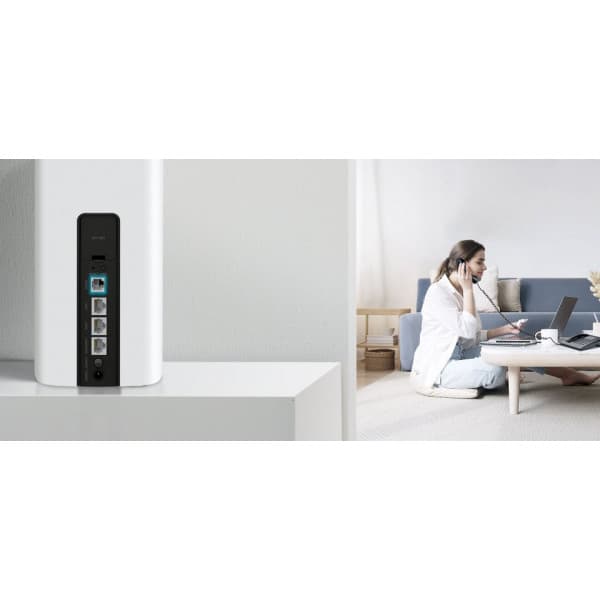 TP-Link Aginet NX220v 5G-modeemi ja AX1800 WiFi6 -tukiasema