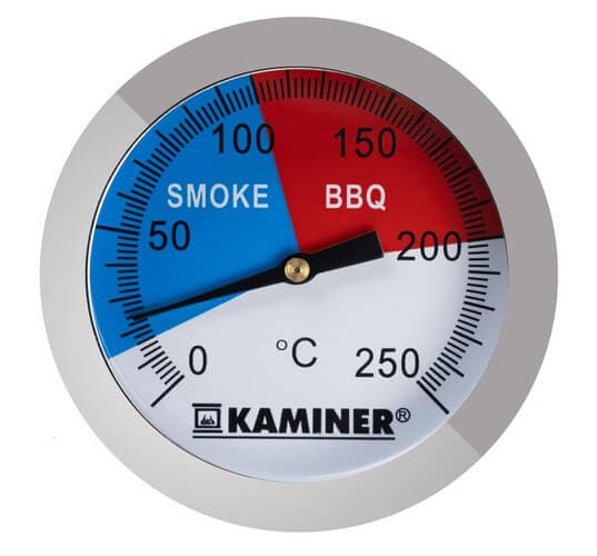 Analog grill- og røgtermometer Stegetermometer