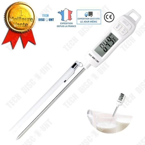 TD termometer kök bakverk professionell ugn sond flytande socker rostfritt stål kola rostfritt redskap tillbehör tempera E30269