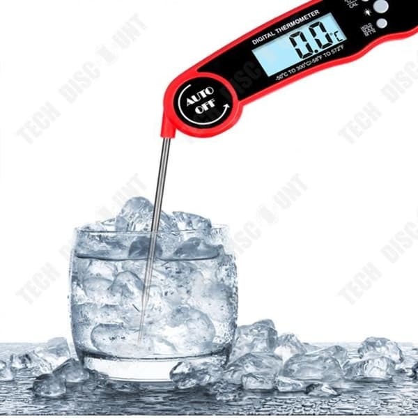 TD® Kök Hushålls Kött BBQ Sond Vattentät Elektronisk Mat Vatten Termometer Partihandel Vikbar Mat Termometer