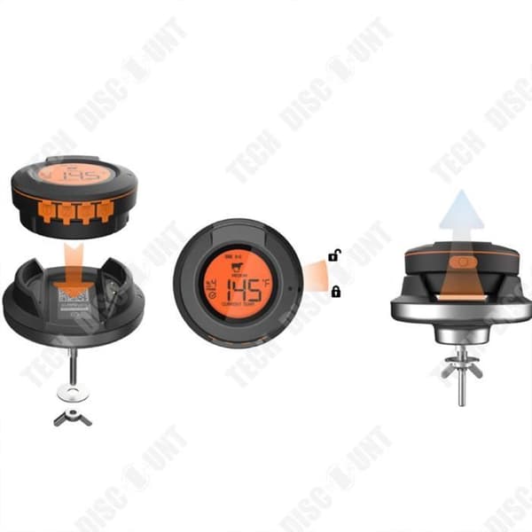 TD® BBQ Trådlös Bluetooth Multifunktion BBQ Ugn Termometer Kök Mat Temperaturmätning BBQ Termometer