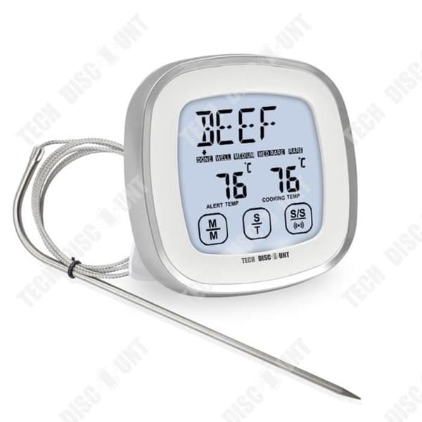 TD® Köksmattermometer Sond Pekskärm Digital Oljemattermometer Ugn BBQ Grilltermometer