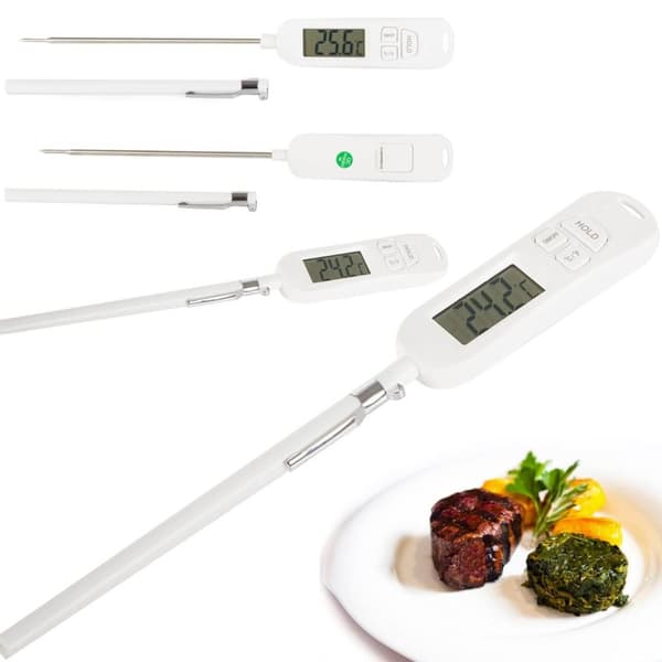 Stegetermometer | Madlavningstermometer med LCD-display