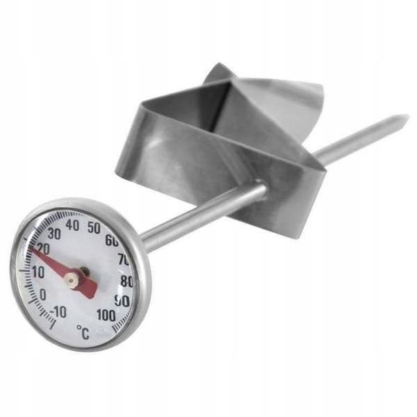 KÖKTERMOMETR MED KLIPP FÖR KÖTT, SOPPA, TE, MJÖLK 14CM