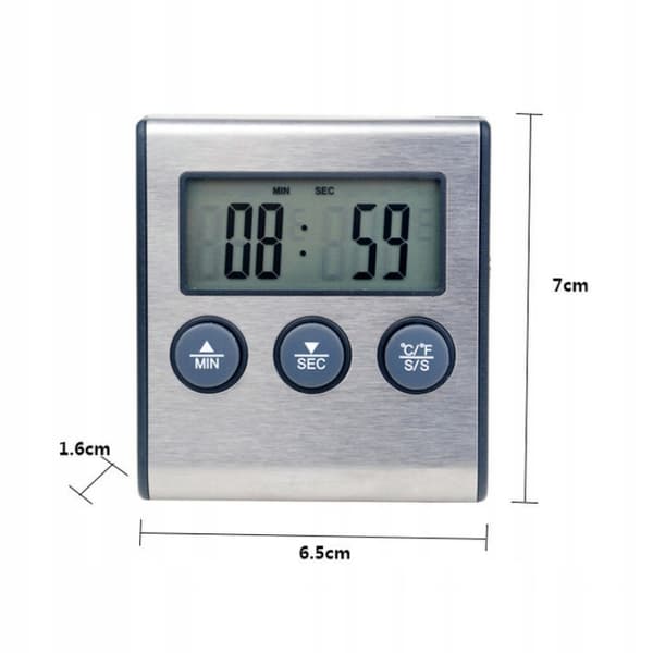 RÖKTERMOMETER Stekning GRILL SOND TIMER