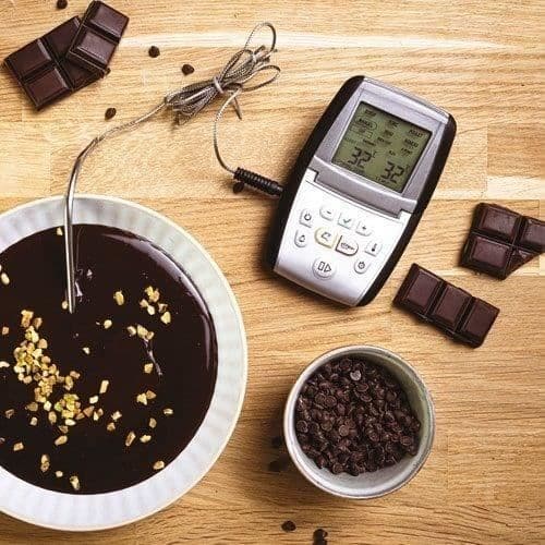 Termometer för matlagning - MASTRAD - m°classic+ - Inbyggd timer - Induktionskompatibel - Rostfritt stål