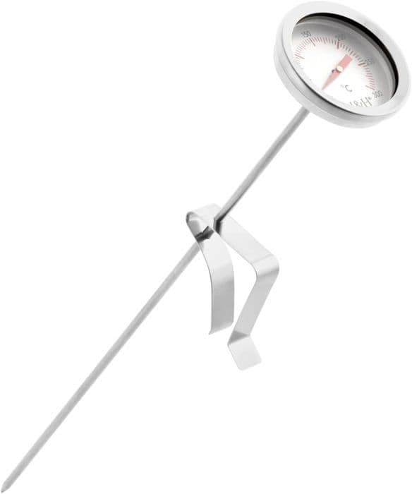 Kökstermometer - sond - H-h matlagningsmätare - 6515 - termometro cucina olio rostfritt stål 300c