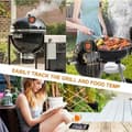 Miniatyrbild 4 av 8: 0-380°C smart Bluetooth matlagningstermometer med 4 sonder, grilltermometer med app-kontroll, avtagbar design