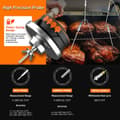 Miniatyrbild 3 av 8: 0-380°C smart Bluetooth matlagningstermometer med 2 sonder, grilltermometer med app-kontroll, avtagbar design