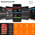 Miniatyrbild 5 av 8: 0-380°C smart Bluetooth matlagningstermometer med 2 sonder, grilltermometer med app-kontroll, avtagbar design