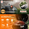 Miniatyrbild 2 av 8: 0-380°C smart Bluetooth matlagningstermometer med 2 sonder, grilltermometer med app-kontroll, avtagbar design