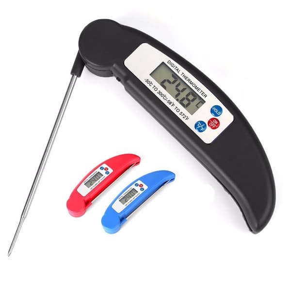 Grilltermomter - Digital Termometer i Vikbar Design