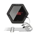 Miniatyrbild 1 av 2: Trådlös BBQ-termometer, Bluetooth-kompatibel, upp till 6 prober,6XS Svart 4 sensor