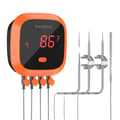 Miniatyrbild 1 av 2: Trådlös BBQ-termometer, Bluetooth-kompatibel, upp till 6 prober,4XC med 4 sensorer