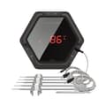 Miniatyrbild 1 av 2: Trådlös BBQ-termometer, 6 prober, Bluetooth-kompatibel,6XS Svart 6 sensor