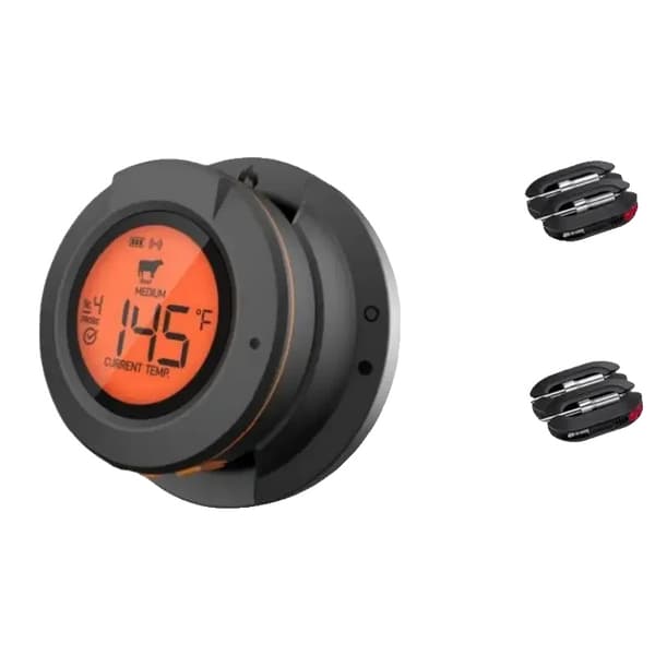Bluetooth Ovntermometer, Trådløs Rækkevidde 50m, Vandtæt IP54,Ovntermometer 4