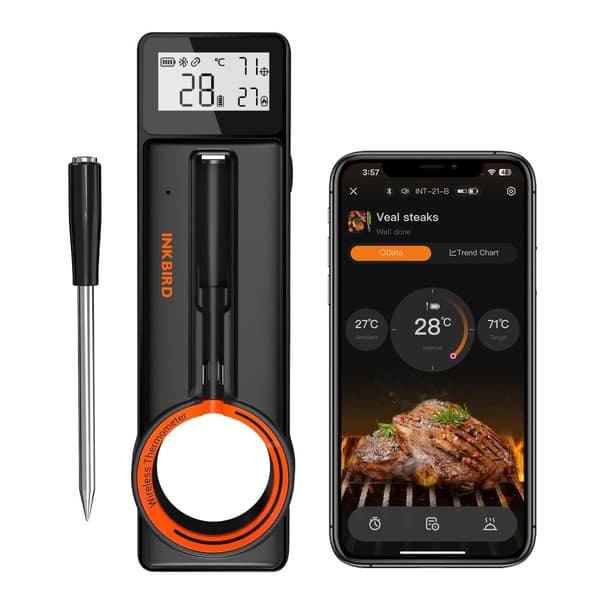 Trådlös BBQ-termometer,INT-21-B