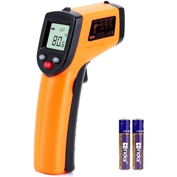 Kökstermometer, beröringsfri laserinfraröd termometer -50°C - 400°C Bakgrundsbelyst LCD-skärm för matlagningsindustrin