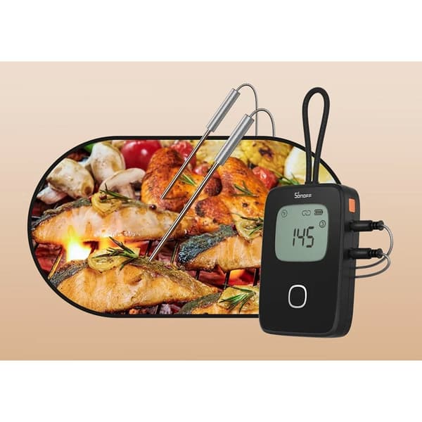 Kötttermometer med 2 prober och appkontroll