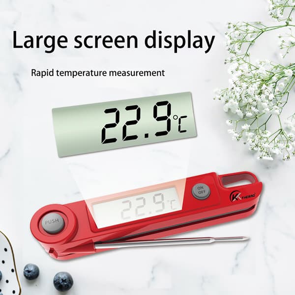 INF Digitalt mattermometer for kjøkken, grilling, kaffe og mer