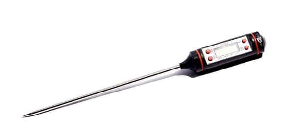 OBOSOE Hushållstermometer Digital LCD Matlagningstermometer Injektionsgrilltermometer för stekning, matlagning, grill/grill, bakning