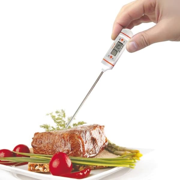 Bukettvin. Matlagningstermometer.