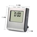 Miniatyrbild 4 av 6: OBOSOE Digital Ugnstermometer / Stektermometer med Timer och Ljudsignal – LCD Kötttermometer för Grill, Ugn och Rökning