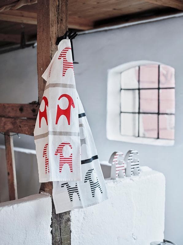 Kökshandduk Polkabock / Julbock Cult Design
