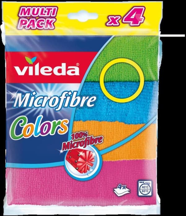 Puhdistusliina Mikrokuituliina VILEDA Col 155717 4 kpl